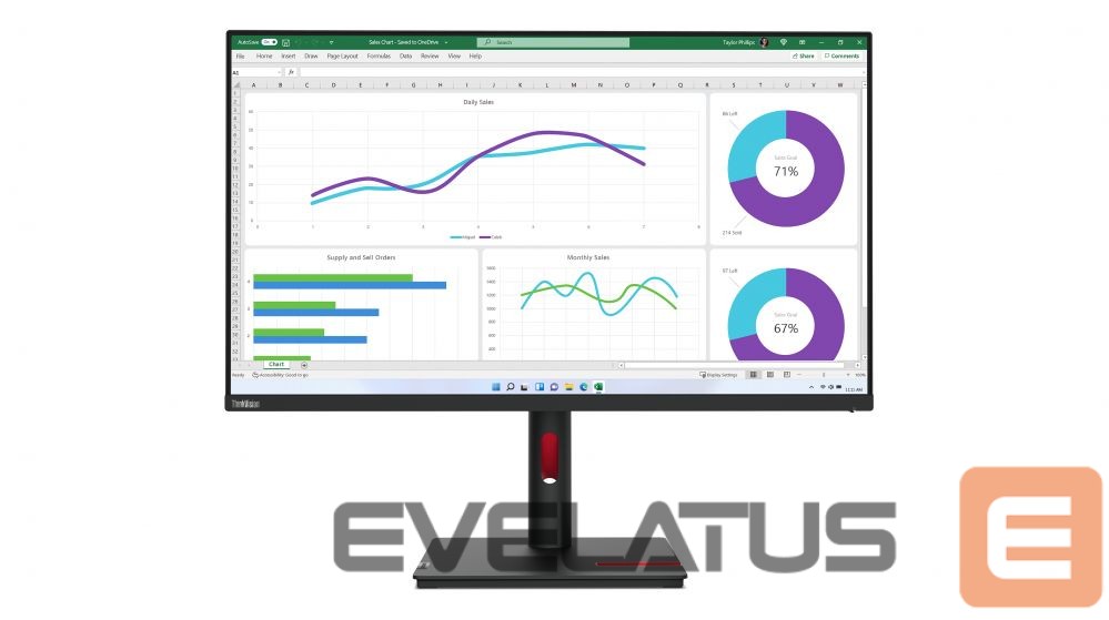 Monitors Lenovo LENOVO ThinkVision T32h-30 31.5i Monitor