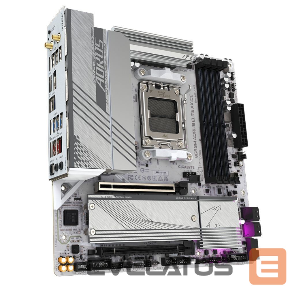 Motherboard for Intel processors Gigabyte B650M A ELITE AX ICE 1.0 M/B