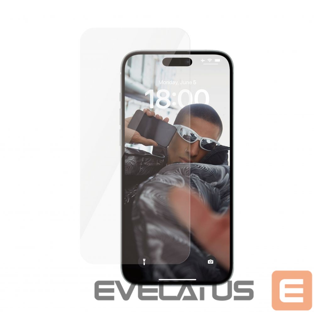 Back panel cover PanzerGlass SAFE. Screen Protector Iphone15 PLUS Ultra-Wide Fit