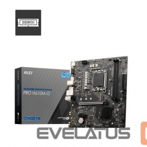 Motherboard for Intel processors MSI  PRO H610M-G 