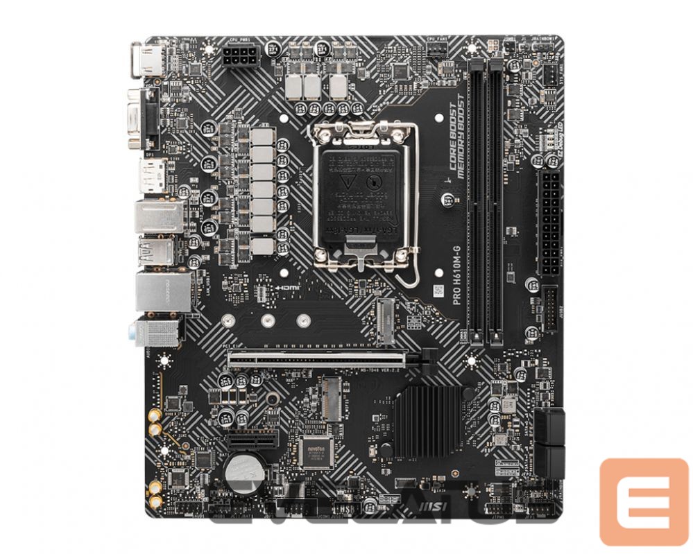Motherboard for Intel processors MSI PRO H610M-G