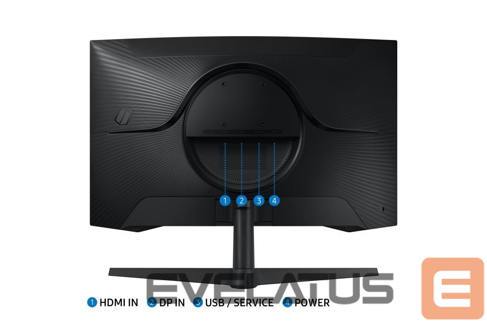 Monitor Samsung LS27CG552EUXEN 27" Gaming Monitor 2560x1440/16:9/300cd/m2/1ms HDMI, DP