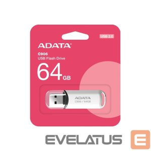 Flash drive ADATA  C906 64GB USB Flash Drive, White 