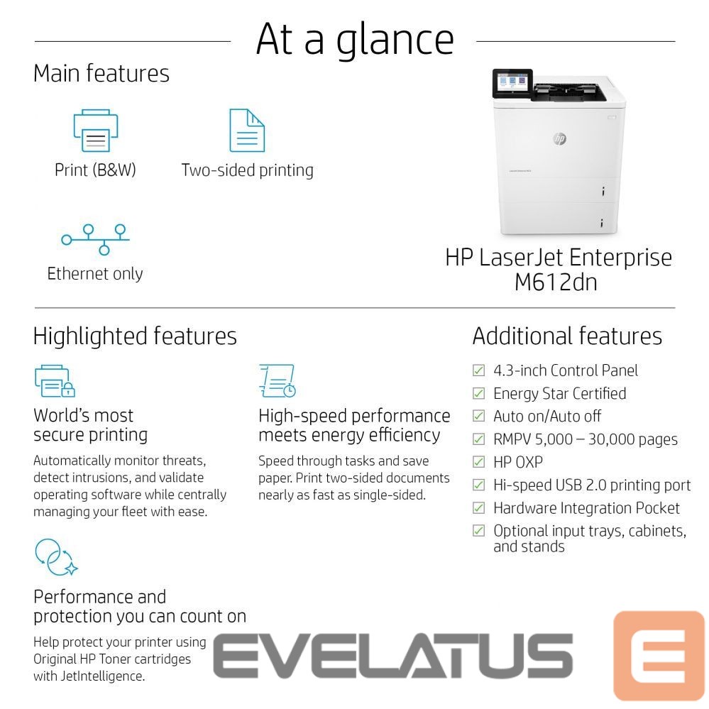 Printer HP HP LaserJet Enterprise M612dn (ML)