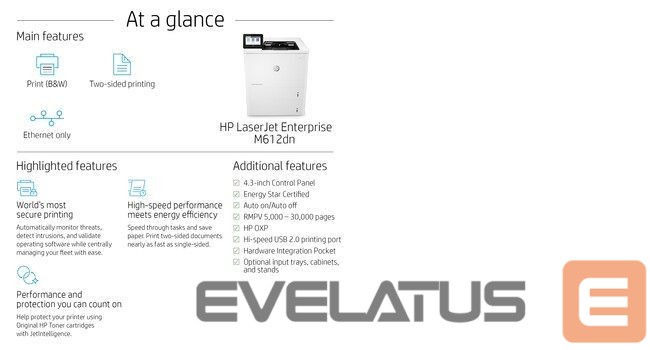Printer HP HP LaserJet Enterprise M612dn (ML)