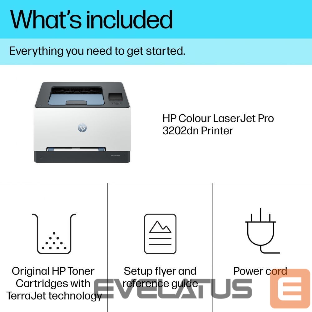 Printers HP HP Color LJ Pro 3202dn 25ppm Printer