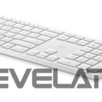 Computer keyboard HP  655 White Wrls KB and Mouse Combo 