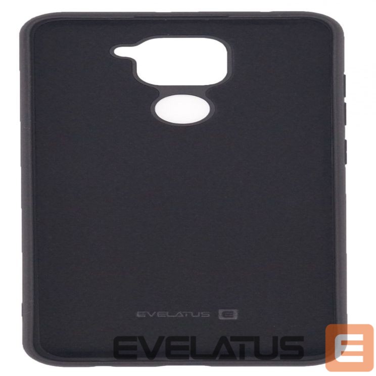 Back panel cover Evelatus Xiaomi Redmi Note 9 Nano Silicone Case Soft Touch TPU Black