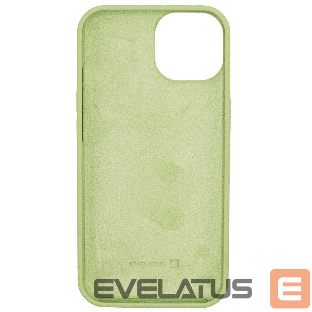 Back panel cover Evelatus Apple iPhone 13 Premium Soft Touch Silicone Case Matcha Green
