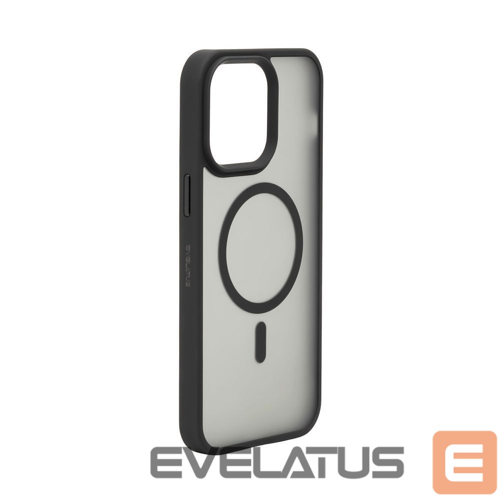 Back panel cover Evelatus Apple iPhone 14 Pro Max Hybrid Case With MagSafe PC+TPU Black