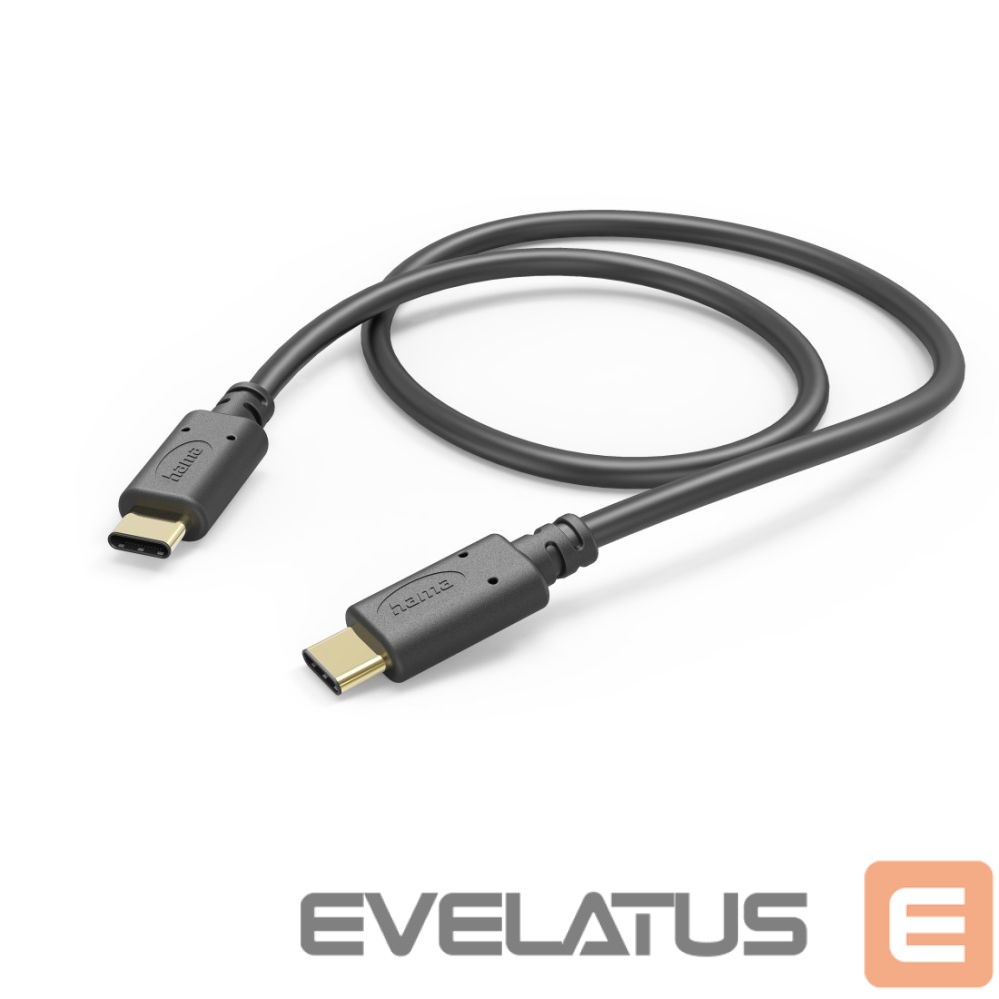Cable Hama Hama 00201591 Charging Cable, USB-C - USB-C 1.5m black