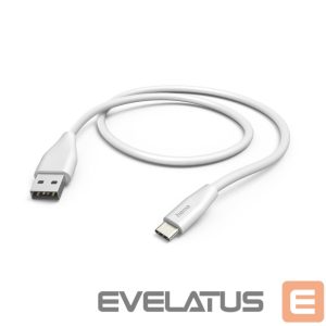 Cable Hama  Hama 00201596 Charging Cable, USB-A - USB-C 1.5m white 