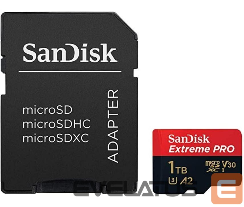 Memory cards SANDISK BY WESTERN DIGITAL MEMORY MICRO SDXC 1TB UHS-I/W/A SDSQXCD-1T00-GN6MA SANDISK