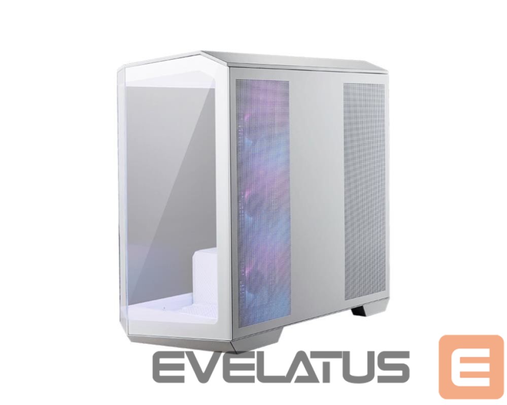 Computer case MSI Case||MidiTower|Case product features Transparent panel|Not included|MicroATX|Colour White|MAGPANOM100RPZWHITE
