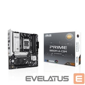 Motherboard for AMD processors Asus  Mainboard||AMD B850|SAM5|Micro-ATX|Memory DDR5|Memory slots 4|1xPCI-Express 4.0 16x|1xPCI-Express 5.0 16x|3xM.2|1xHDMI|2xDisplayPort|4xUSB 2.0|4xUSB 3.2|1xRJ45|3xAudio port|PRIMEB850M-A-CSM 