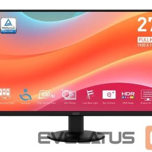 Monitor MSI  LCD Monitor||PRO MP272L|27"|Business|Matte|Panel IPS|1920x1080|16:9|100Hz|1 ms|Tilt|Colour Black|PROMP272L 