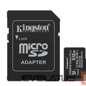 Other Computer Accessory Kingston  MEMORY MICRO SDXC 512GB UHS-I/W/ADAPTER SDCS3/512GB 