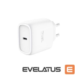 Cables and wires Trust  MOBILE CHARGER WALL MAXO 45W/USB-C WHITE 25522 