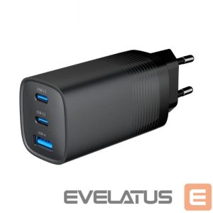 Cables and wires Gembird  CHARGER USB UNIVERSAL QC3.0/TA-UC-PDQC65-01-BK 