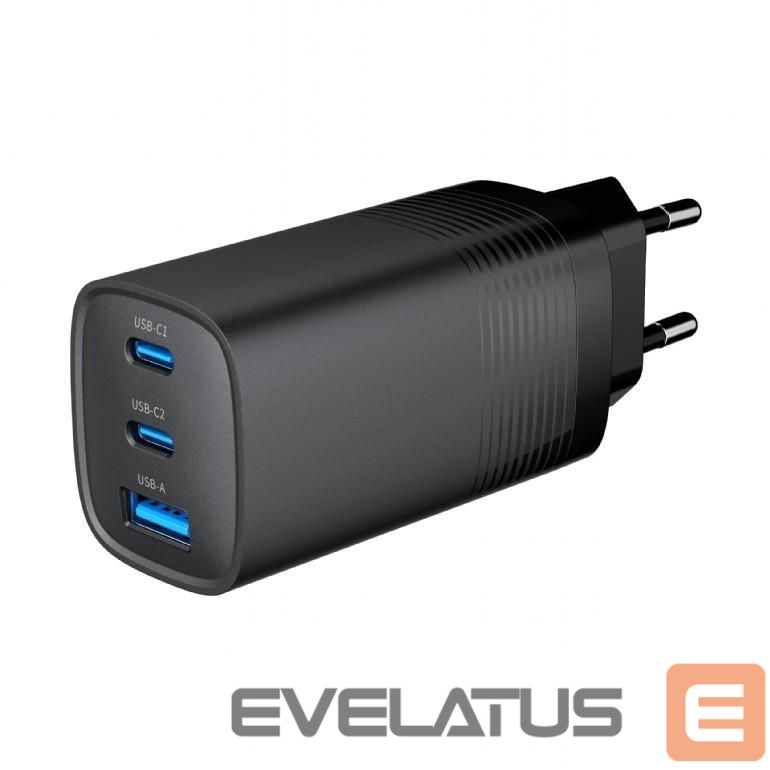 Cables and wires Gembird CHARGER USB UNIVERSAL QC3.0/TA-UC-PDQC65-01-BK