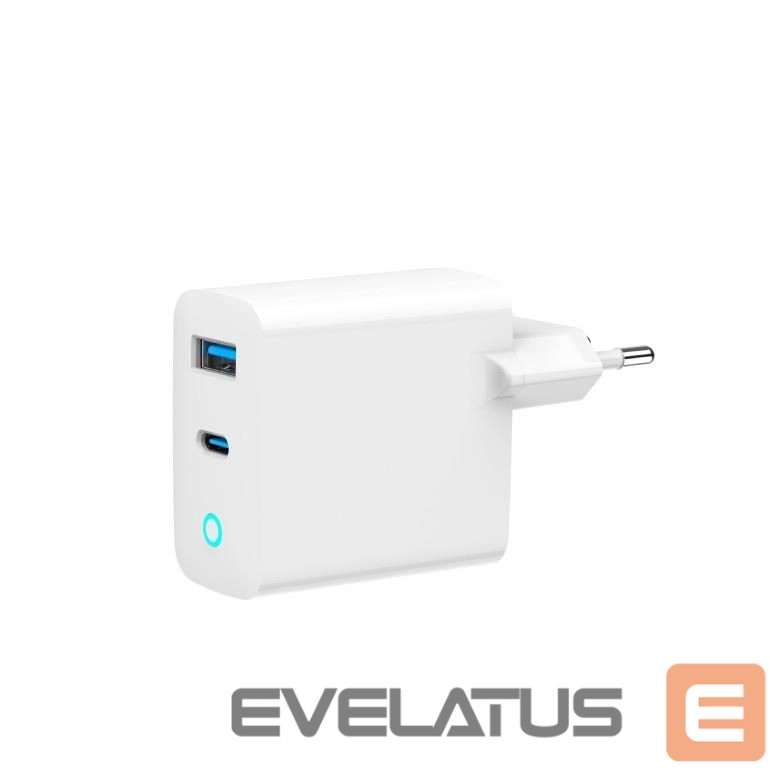 Cables and wires Gembird CHARGER USB 65W 2PORT/TA-UC-PDQC65L-W-01