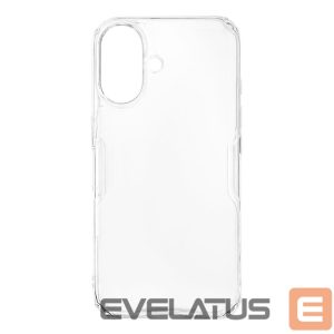 Back panel cover Nillkin - Nillkin Nature Pro Case for iPhone 16 - transparent and white