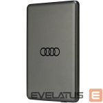 Power bank Audi  Powerbank Audi Big Logo MagSafe inductive 15W 5000mAh - gray