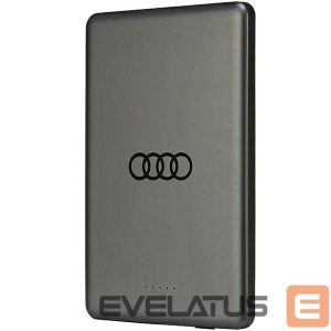Power bank Audi  Powerbank Audi Big Logo MagSafe inductive 15W 5000mAh - gray