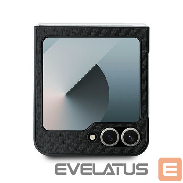 Back panel cover BMW BMW Carbon Blue Line Case for Samsung Galaxy Z Flip 6 - Black