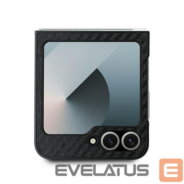 Back panel cover BMW BMW Carbon Tricolor Case for Samsung Galaxy Z Flip 6 - Black