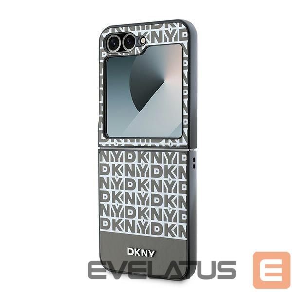 Back panel cover DKNY DKNY Repeat Pattern Bottom Stripe Case for Samsung Galaxy Z Flip 6 - Brown