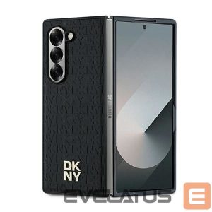 Back panel cover DKNY  DKNY Repeat Pattern Stack Logo Case for Samsung Galaxy Z Fold6 - Black 