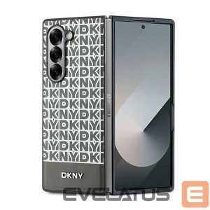 Back panel cover DKNY  DKNY Repeat Pattern Bottom Stripe Case for Samsung Galaxy Z Fold 6 - Brown 