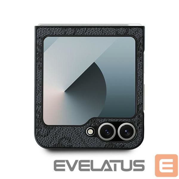 Back panel cover Guess Guess Leather 4G Metal Logo Case for Samsung Galaxy Z Flip 6 - Black