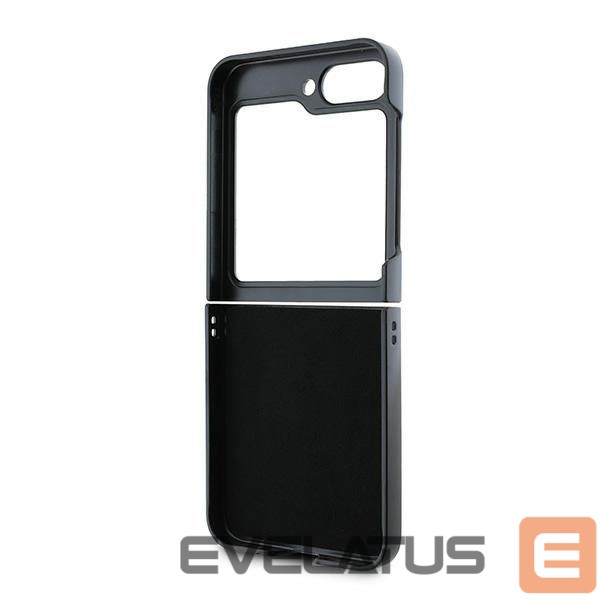 Back panel cover Guess Guess Leather 4G Metal Logo Case for Samsung Galaxy Z Flip 6 - Black