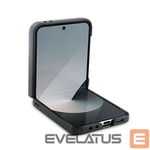 Back panel cover Karl Lagerfeld Karl Lagerfeld Saffiano Metal Pin Case for Samsung Galaxy Z Flip 6 - Black