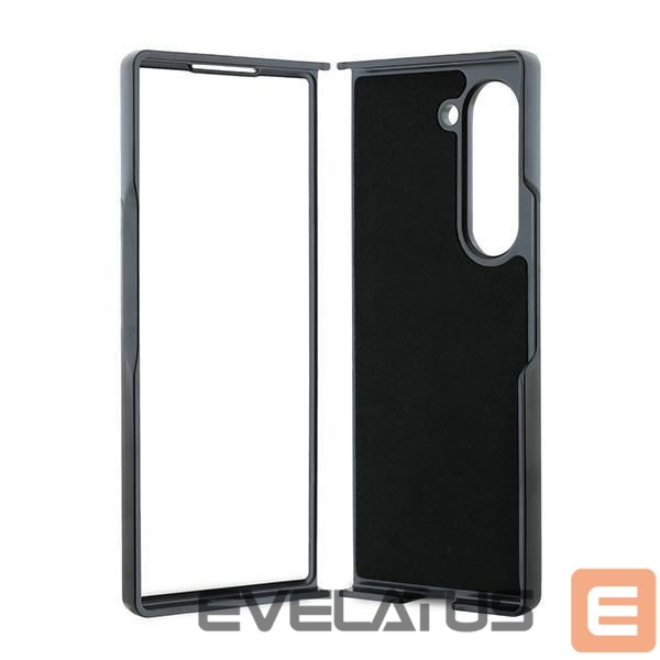 Back panel cover Karl Lagerfeld Karl Lagerfeld Saffiano Monogram Head Pin Case for Samsung Galaxy Z Fold 6 - Black