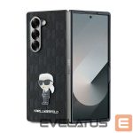 Back panel cover Karl Lagerfeld  Karl Lagerfeld Saffiano Ikonik Pin Case for Samsung Galaxy Z Fold 6 - Black 