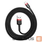 Cable Baseus  Baseus Cafule USB Lightning Cable 2.4A 1m (Red+Black) 