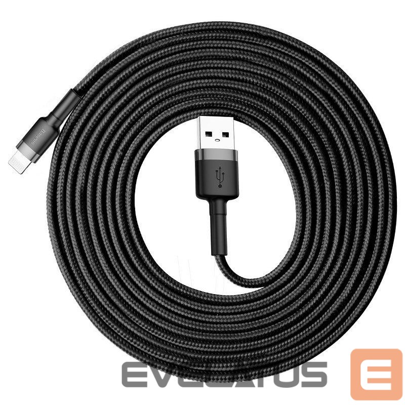 Cable Baseus Baseus Cafule USB Lightning Cable 2A 3m (Black+Gray)
