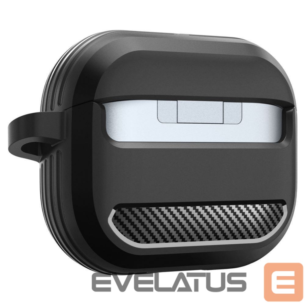 Back panel cover Spigen Spigen Rugged Armor Samsung Galaxy Buds 3 / 3 Pro Case - Black