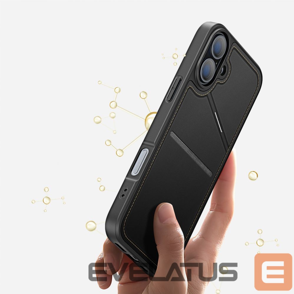 Back panel cover Dux Ducis Dux Ducis Rafi II Mag Case with MagSafe for iPhone 16 - Black