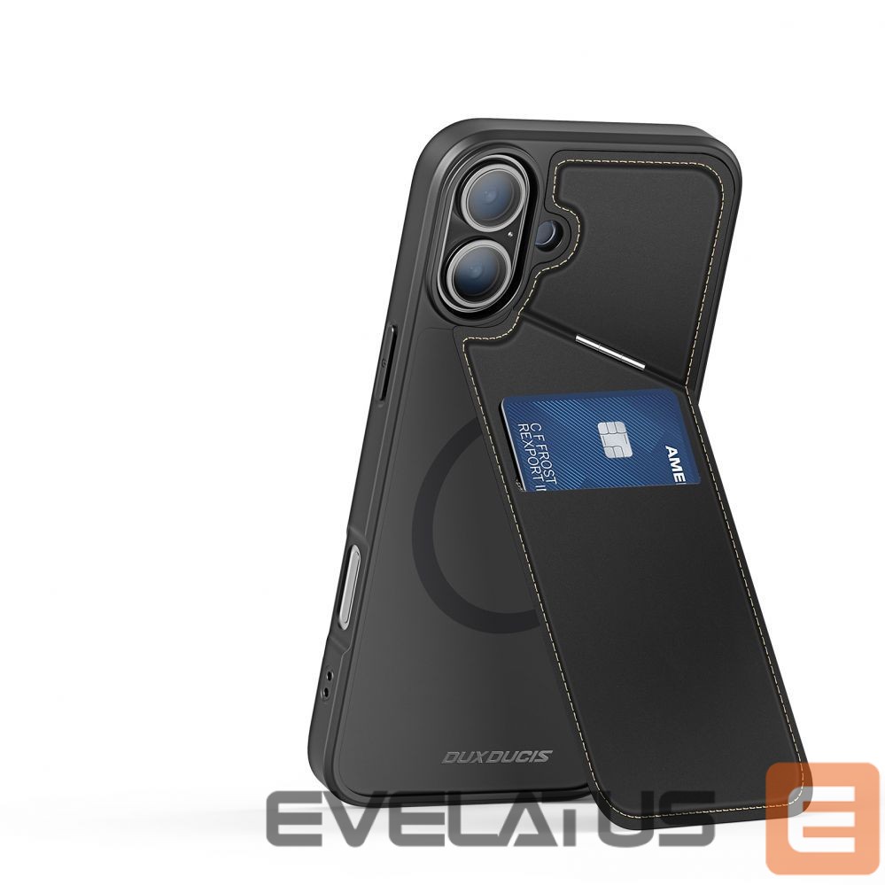 Back panel cover Dux Ducis Dux Ducis Rafi II Mag Case with MagSafe for iPhone 16 - Black