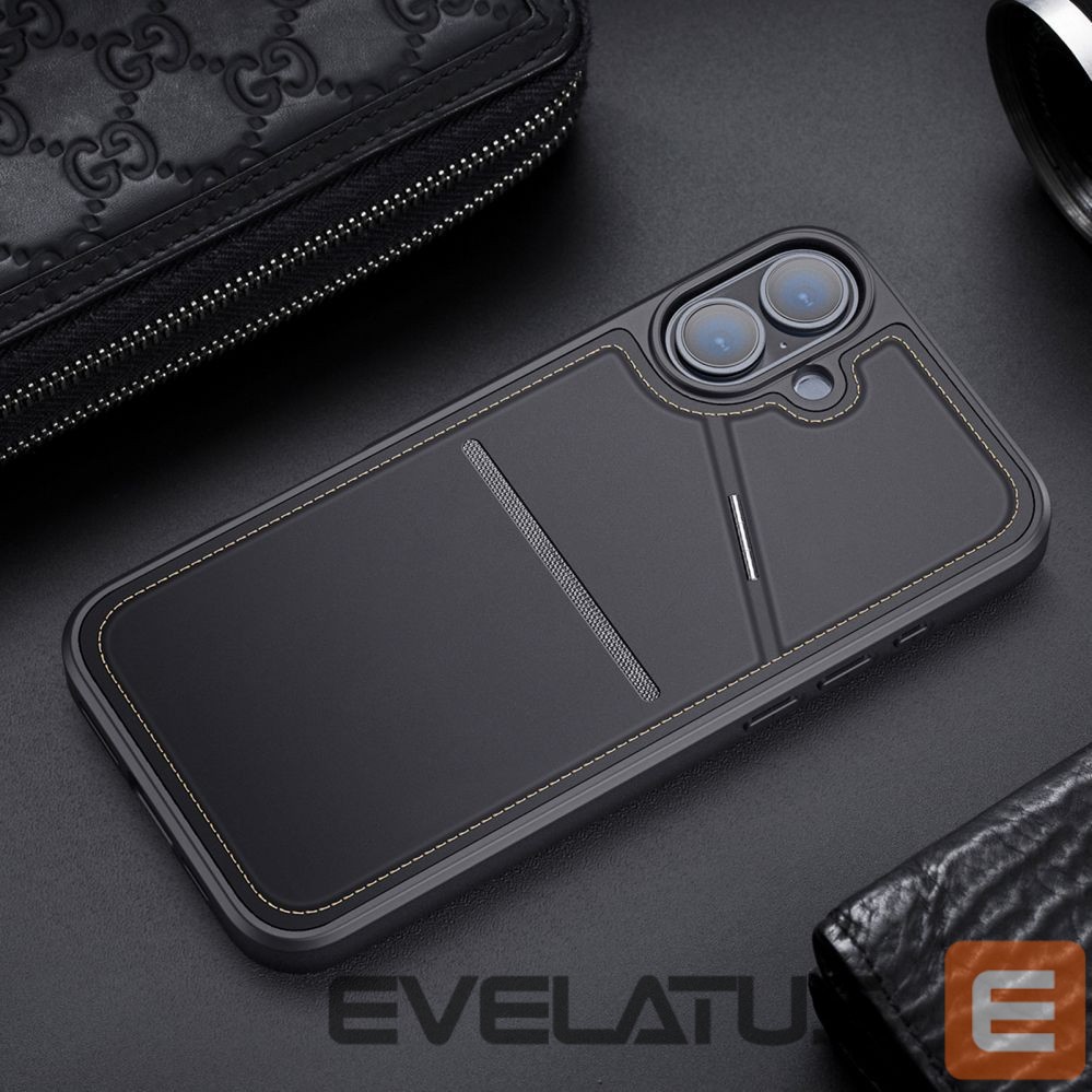 Back panel cover Dux Ducis Dux Ducis Rafi II Mag Case with MagSafe for iPhone 16 - Black
