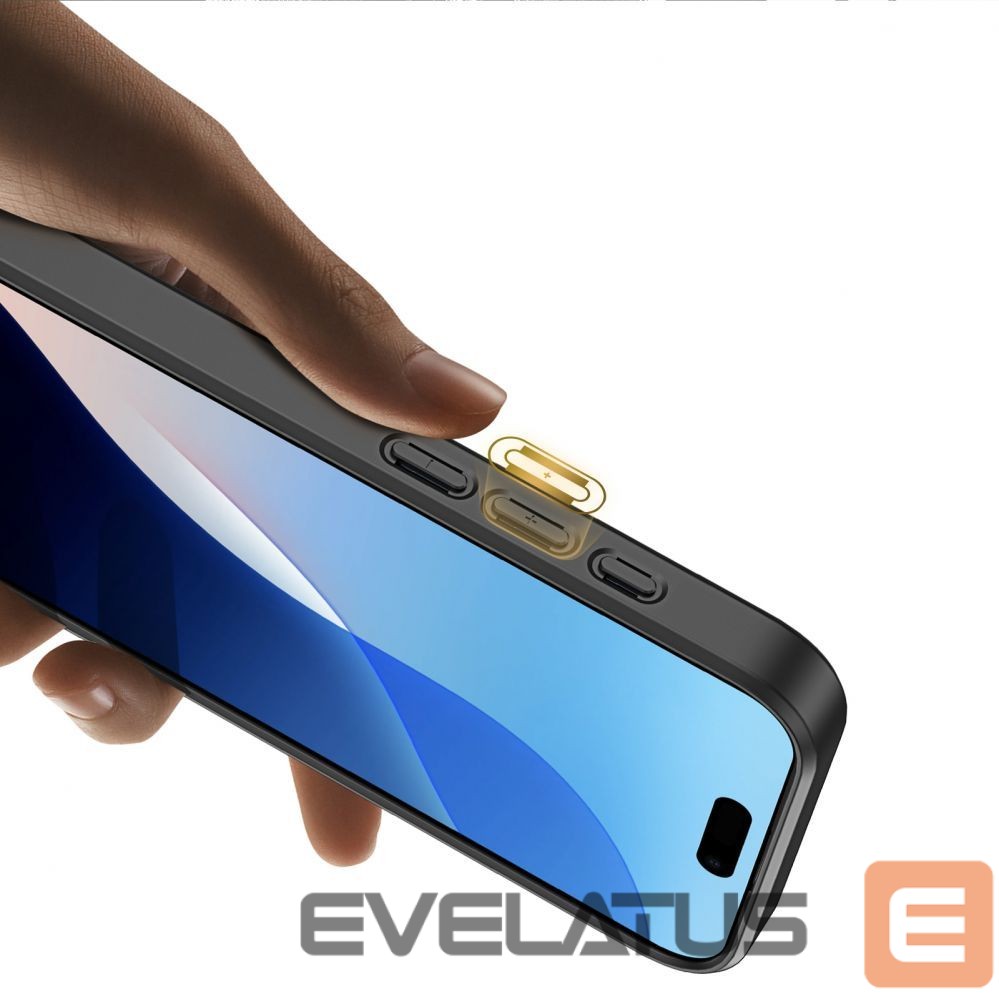 Back panel cover Dux Ducis Dux Ducis Rafi II Mag Case with MagSafe for iPhone 16 - Black
