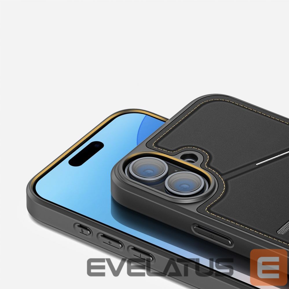 Back panel cover Dux Ducis Dux Ducis Rafi II Mag Case with MagSafe for iPhone 16 - Black