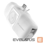 Other Phone Accessory Wozinsky  Wozinsky WF16-YCS 5000mAh 15W USB-C Mini Power Bank with Built-in USB-C Cable and Apple Watch Charger - White 