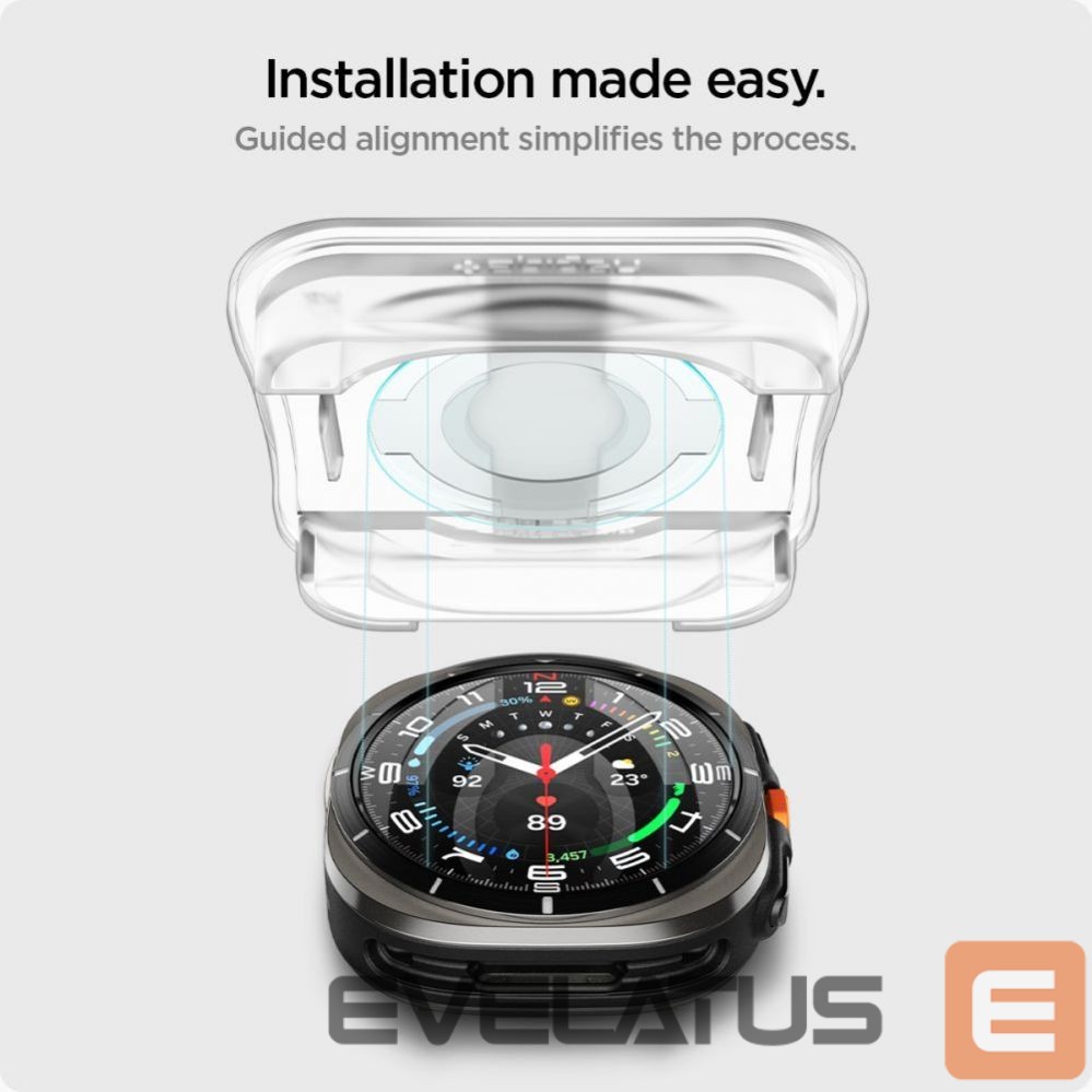 Other Phone Accessory Spigen Spigen Glas.TR EZ Fit Tempered Glass for Samsung Galaxy Watch Ultra (47mm) - Clear (2-pack)