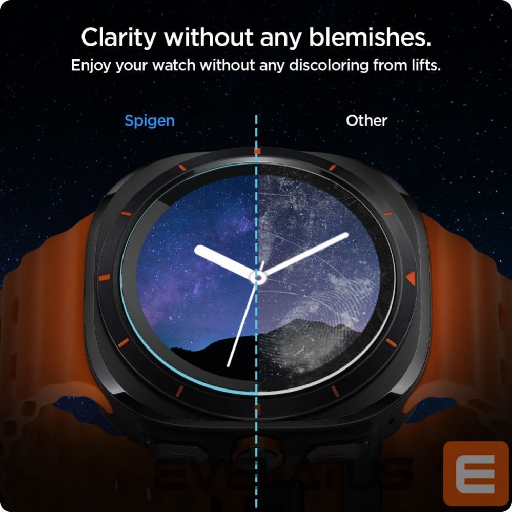 Other Phone Accessory Spigen Spigen Glas.TR EZ Fit Tempered Glass for Samsung Galaxy Watch Ultra (47mm) - Clear (2-pack)