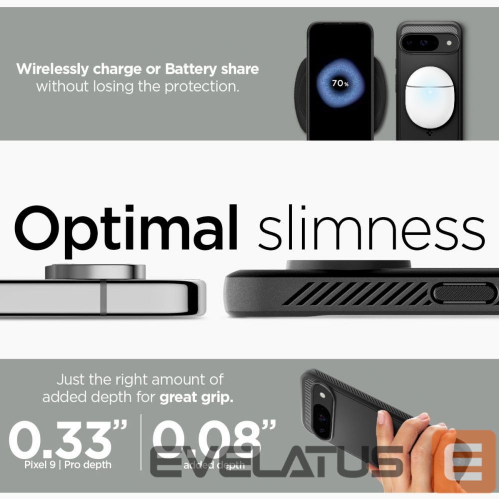 Other Phone Accessory Spigen Spigen Rugged Armor Case for Google Pixel 9 / 9 Pro - Black